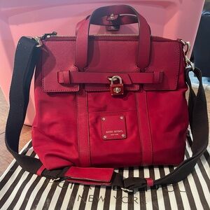 Henri Bendel Jetsetter Mini Convertible Nylon Backpack